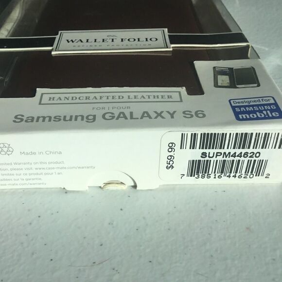 Samsung Galaxy Note 6 Leather Wallet Folio (L) - Picture 7 of 7